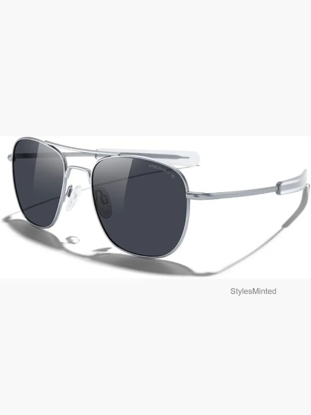 Classic Square Aviator Military Polarized Sunglasses